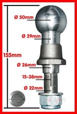 Kugelkopf für ackerschiene - für,
