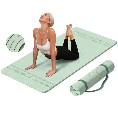 Large yoga mat - yoga, 72"x36"x10mm