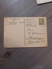 Postkarte Weimarer Republik