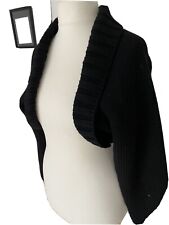Kathleen Madden Strickjacke Bolero schwarz Xl 42