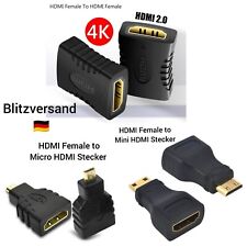 HDMI auf mini HDMI Adapter  HDMI Micro Adapter HDMI Buchse Verlängerung Kabel 4D