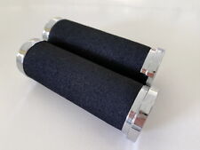 Chrome Lenkergriffe Griffgummis H45-012 Custom Griffset Foam 25mm - NEU