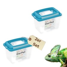 2er Set Faunabox Faunarium Transport Urzeitkrebs Triops Heimchen Spinnen Box