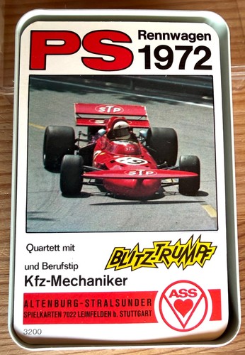 Quartett rennwagen 1972 - ps,