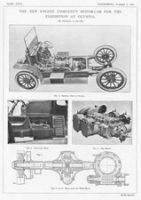 Antiker Technikdruck von 1906