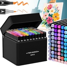 100 Farbe Marker Stifte Set