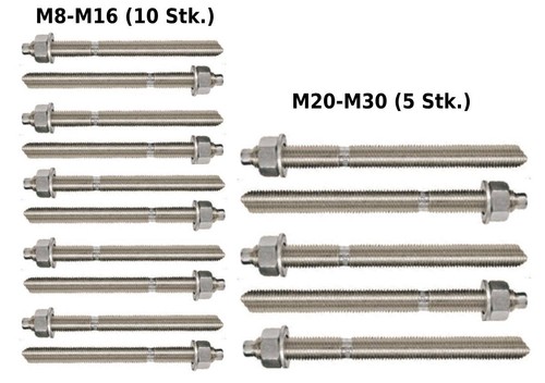 Ankerstangen set m30 - ankerstangen, /