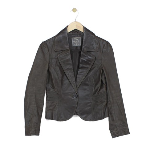 Vintage tom wolfe lederblazer - vintage,