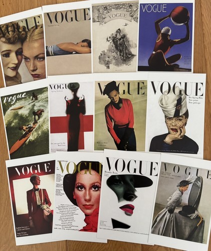 Vogue magazin postkarten - 12,