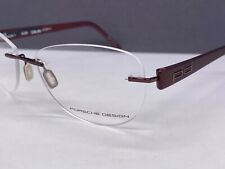 Porsche Brille Damen Randlos  Oval Braun P8209