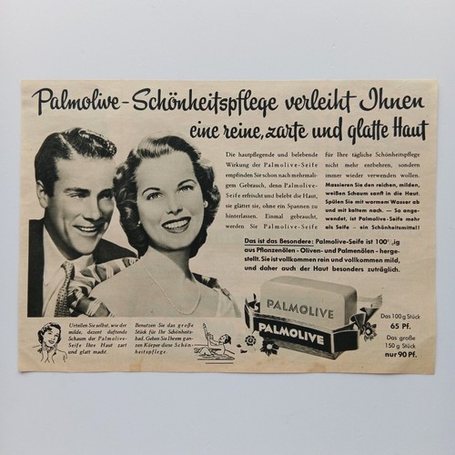 1954 palmolive seife - seife, colgate