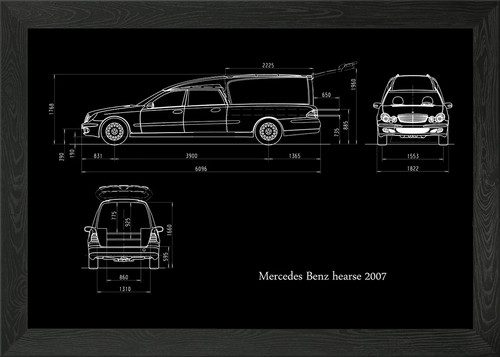 Mercedes benz leichenwagen - mercedes,