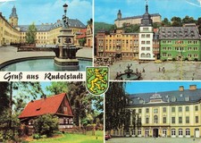 Rudolstadt, Schloß Heidecksburg - Thüringen , Postkarte,  ungelaufen 1987