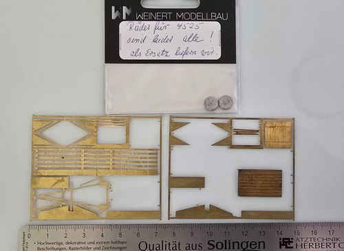 Anhänger einachsig für - 1:87,