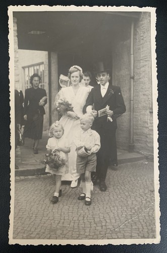 Orig hochzeitsfoto 1950 - orig.,