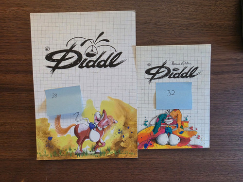 Diddl blöcke vintage set 1x - vintage,