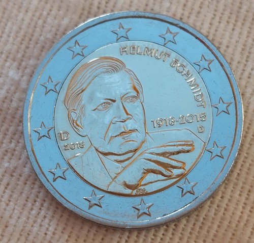 Euro münze helmut schmidt - münze,