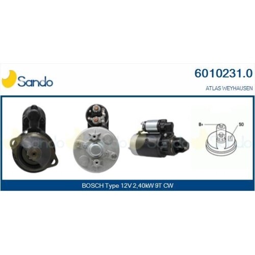 Starter sando 6010231 - sando, 6010231.0