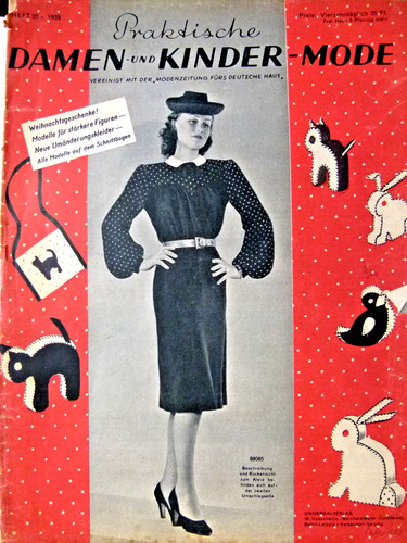 Altes modeheft von 1939 mit - modeheft,