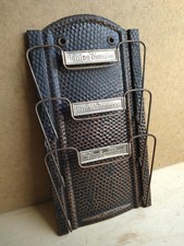 Zeitungsständer Zeitungshalter Blech alt Wandhalter ähnl. Blechschild Zeitung 