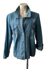 Jeans Blusenjacke mit