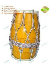 Gelb Dholak Instrument Sattel