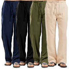Herren Leinenhose Freizeit