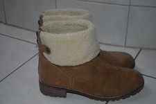 Landrover Stiefeletten Ankle Boots Wildleder Pelzkragen mit  RV Gr. 41 gebraucht