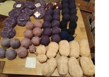 Wolle  Mohair lila flauschig