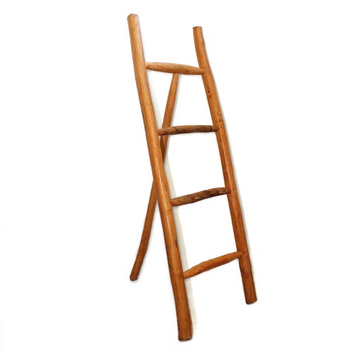 Handtuchhalter leiter teakholz - handtuchhalter,