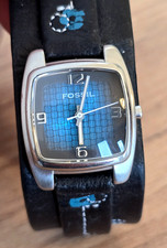 Fossil Damen Armbanduhr JR-9513 – Vintage Wickelarmband, Leder, guter Zustand