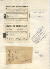 Fahrkarten Deutsche Reichsbahn - DDR 1987 Stralsund - Sassnitz (Saßnitz)