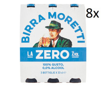 8x Birra Moretti La Zero