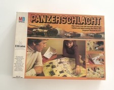 Panzerschlacht Brettspiel von MB Spiele unvollständig nur Ersatzteile (891)