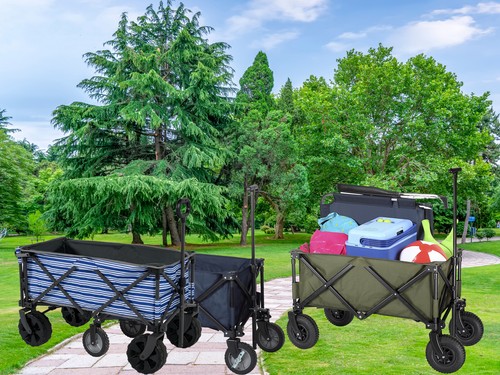 Faltbarer bollerwagen mit - bollerwagen,