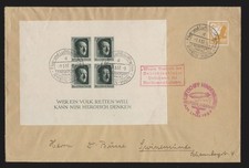 Flug u. Luftschiffhafen Rhein Main  Luftschiff Hindenburg  Zeppelin  1. Mai 1937