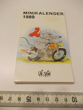 Ulli Stein Kalender  Mini  Cartoon  von  1989 - 12 Blätter  12 cm x 7 cm Vintage