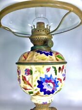 Petroleumlampe Grosse Öllampe antik  mit Schirm komplett ohne Schäden