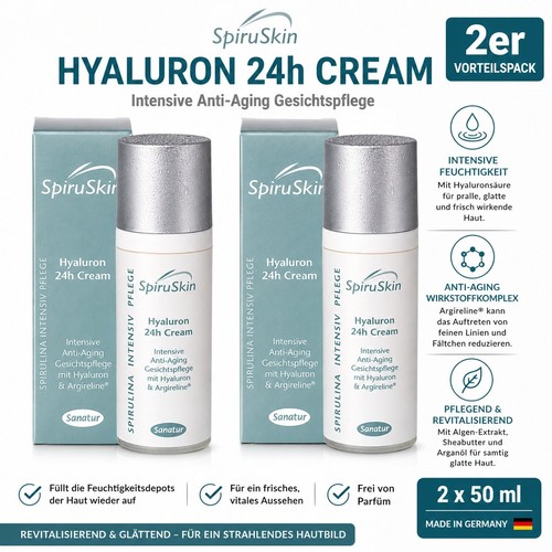 Spiruskin hyaluron 24h - 2x,