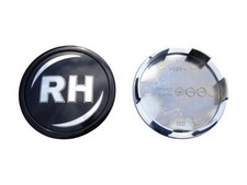 ✅4 RH Nabenkappen 45102 Schwarz + schwarzer Rand 58mm MX, ML, MG, MO
