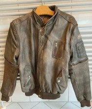 Vintage lederjacke bikerjacke - lederjacke,,