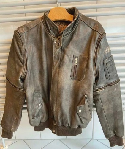 Vintage lederjacke bikerjacke - vintage,