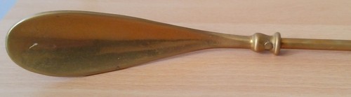 Schuhlöffel messing - messing, /