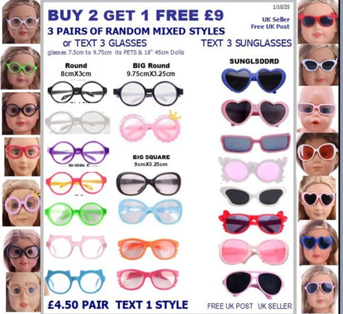 Sale 43cm puppenbrille - sale,