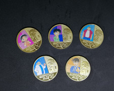 Detektiv Conan 5x vergoldete