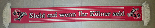 Köln schal steht auf - schal,