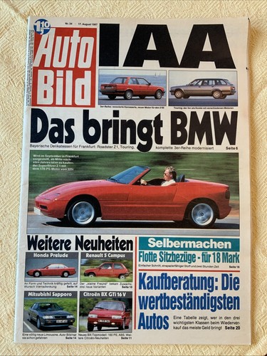 Auto bild 1987 bmw a - auto, u.a.