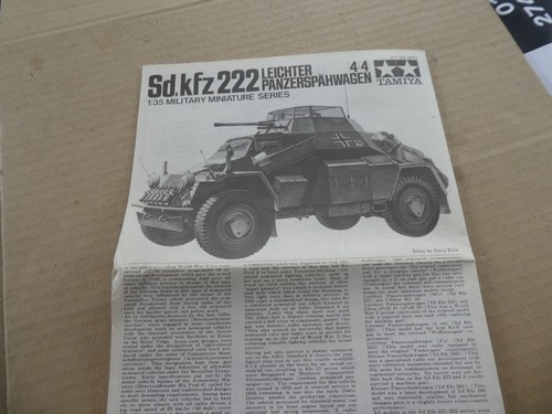 Tamiya kfz 222 - tamiya, 1/35
