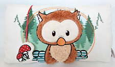 Nici 47094 Kissen Baby-Eule Owlino Plüsch Kissen rechteckig 43x25cm Dekokissen