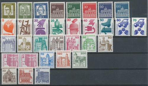 Lot bund brd rollenmarken - bund,